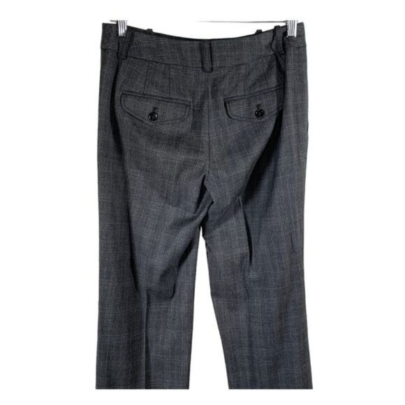 Loft Julie Fit Plaid Pants Women’s Gray Size 0 XS Work Trouser - Picture 7 of 9